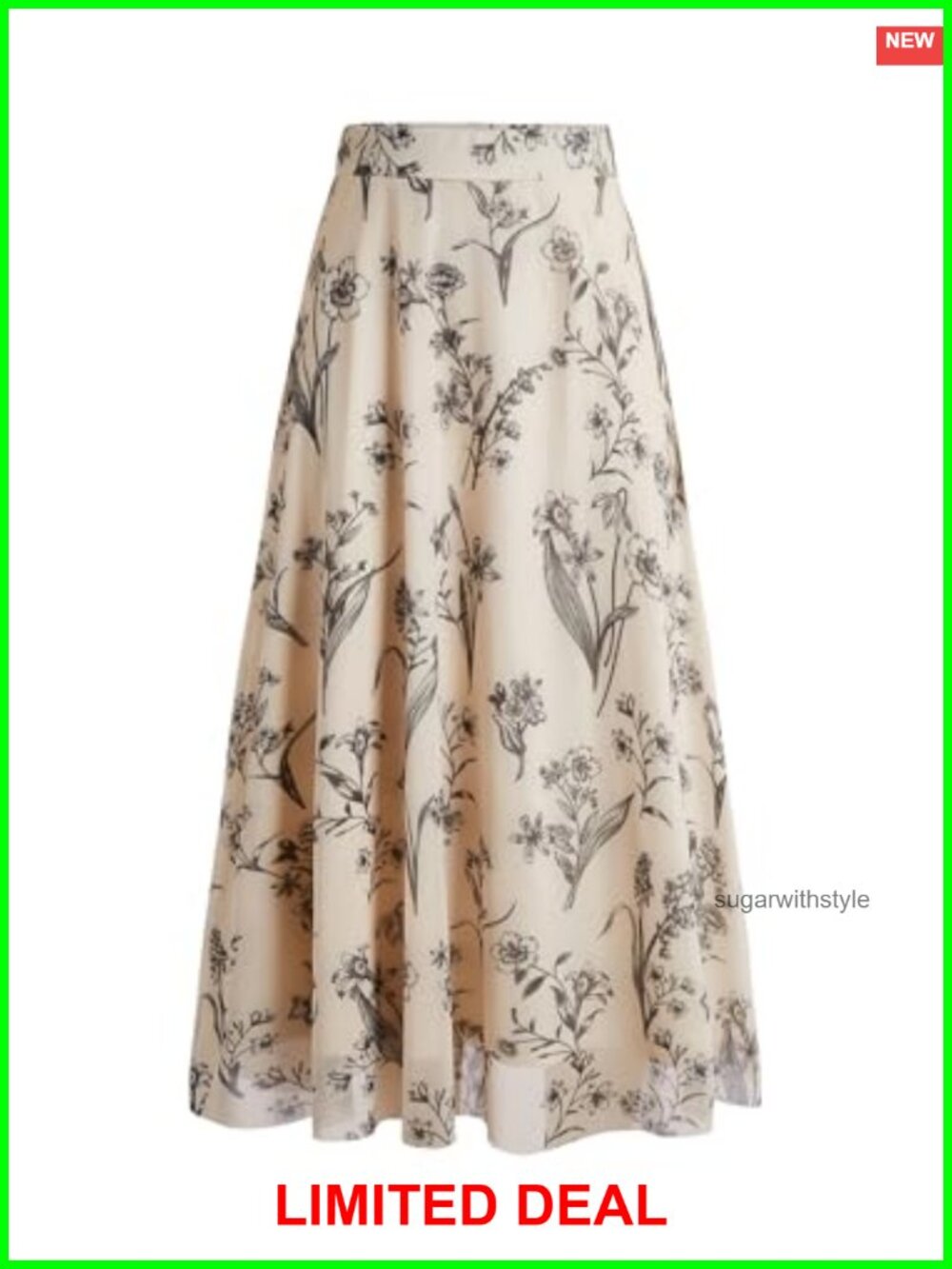 Y2K Boho Maxi Skirt Floral Ruffle Mesh High Waist A-Line